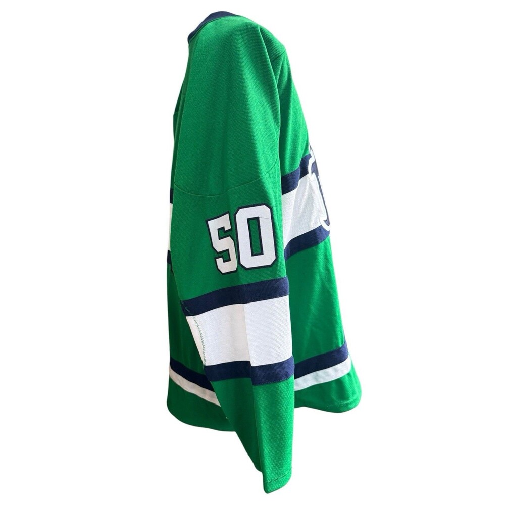 Notre Dame Fighting Irish Hockey Jersey Mens Extra Large XL #50 Athletic Knit - Picture 3 of 5